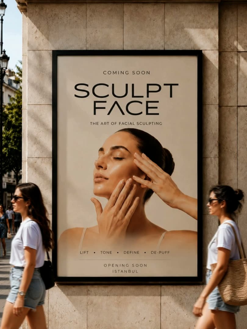 Sculpt Face — Çok Yakında. The Art of Facial Sculpting. İstanbul.